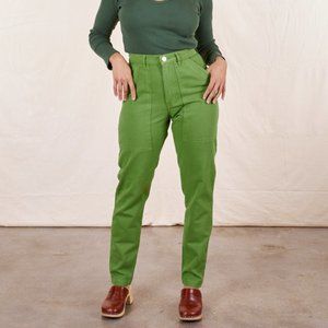 BBP Pencil Pants in Bright Olive